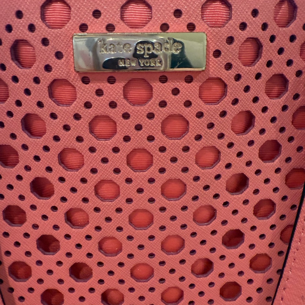 Kate Spade romy newbury lane caning leather satchel tote - Picture 2 of 12